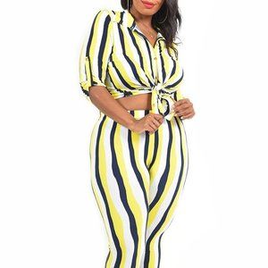 1x two piece pants set